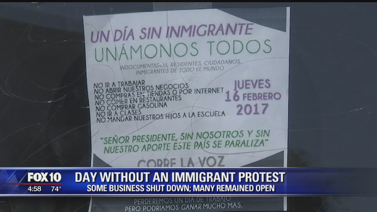 Some Arizonans join in on "Day Without Immigrants"