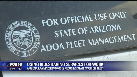 Arizona lawmaker proposes reducing state's vehicle fleet by using Uber