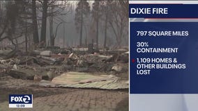 Dixie Fire's growth slows as evacuees wait to go home