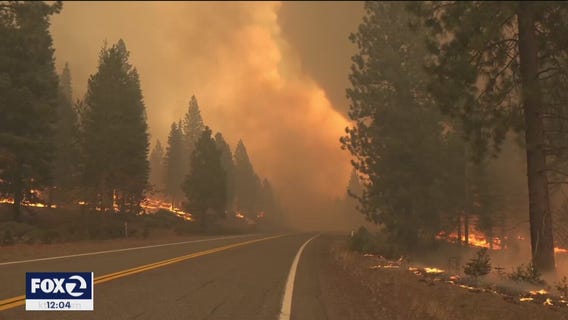Lake Tahoe officials urging visitors to stay away because of Caldor fire