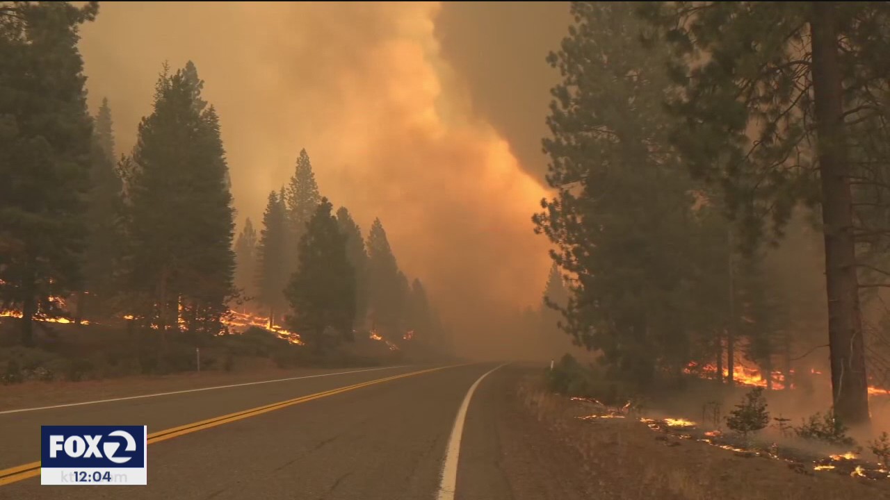 Lake Tahoe officials urging visitors to stay away because of Caldor fire