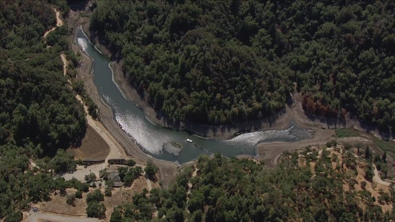 Phoenix Lake in Marin County has nearly vanished