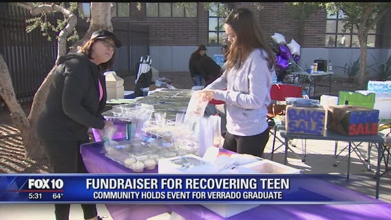 Fundraiser at Verrado HS shows support for recovering teen