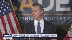 California Governor Gavin Newsom defeats recall election