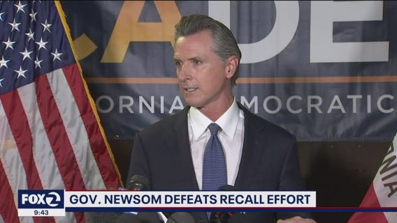 California Governor Gavin Newsom defeats recall election