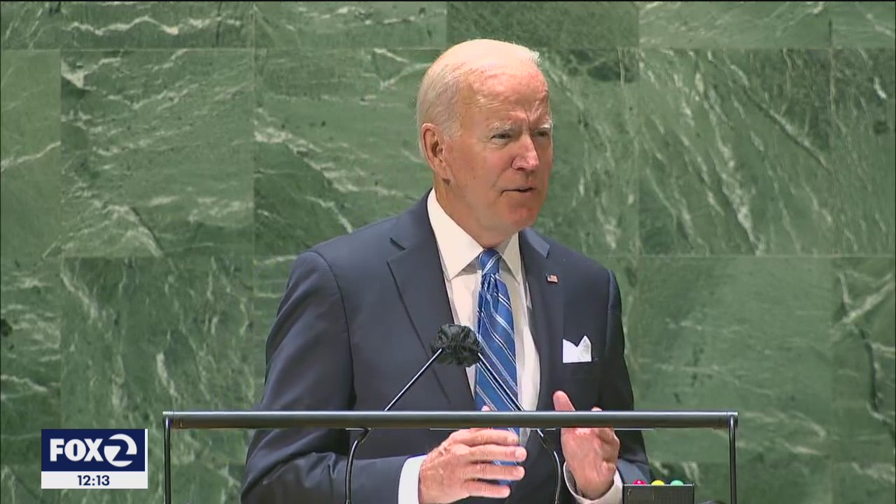 Biden addresses UN for 1st time as president
