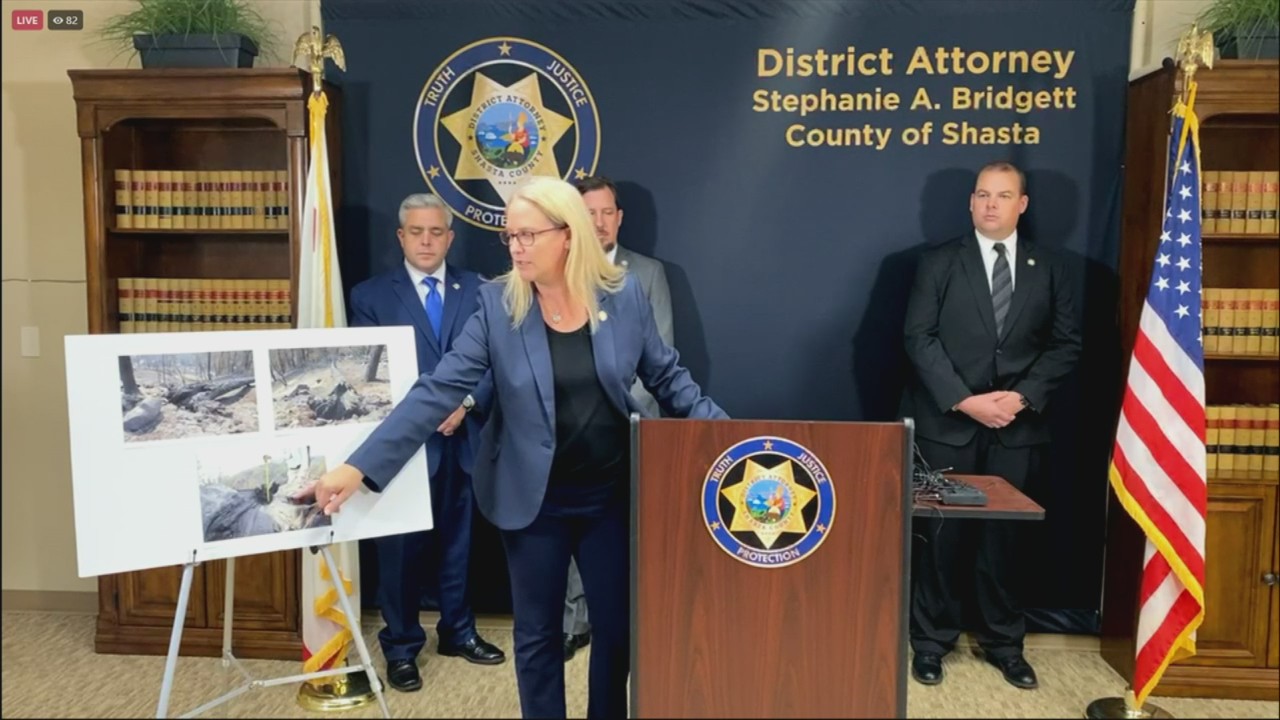 Shasta County District Attorney announces criminal charges against PG&E for starting wildfires