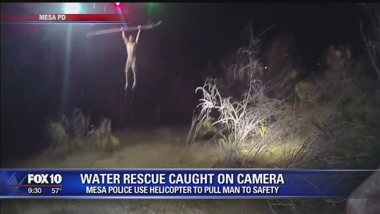 Man rescued from Salt River bottom in Mesa