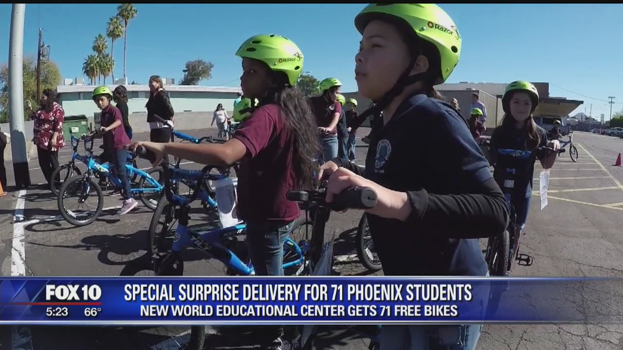 Surprise! Non-profit gives free bikes to Valley kids