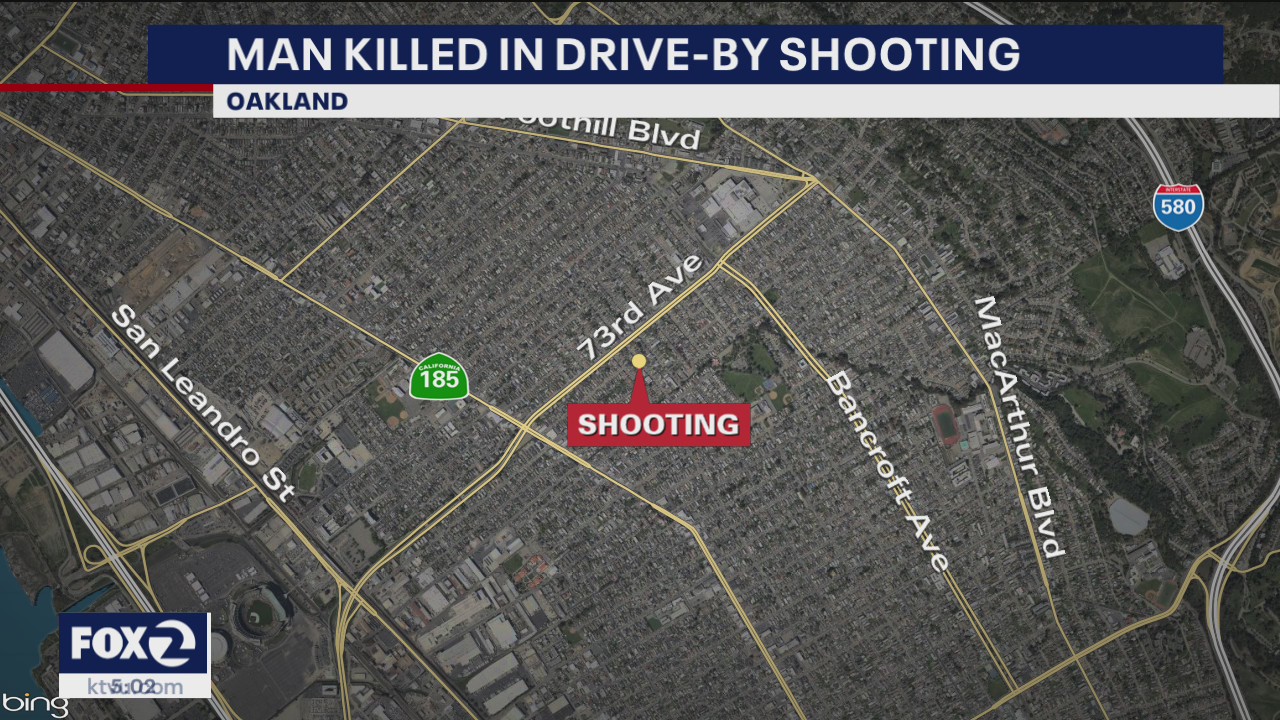 Man killed in Oakland drive-by shooting