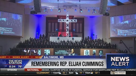 Elijah Cummings honored at dignitary-packed funeral
