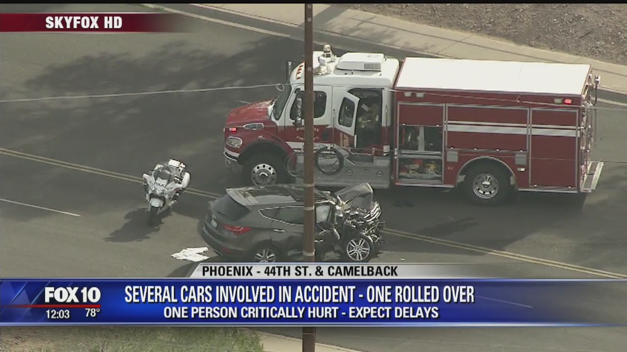 Multi-vehicle crash in Phoenix