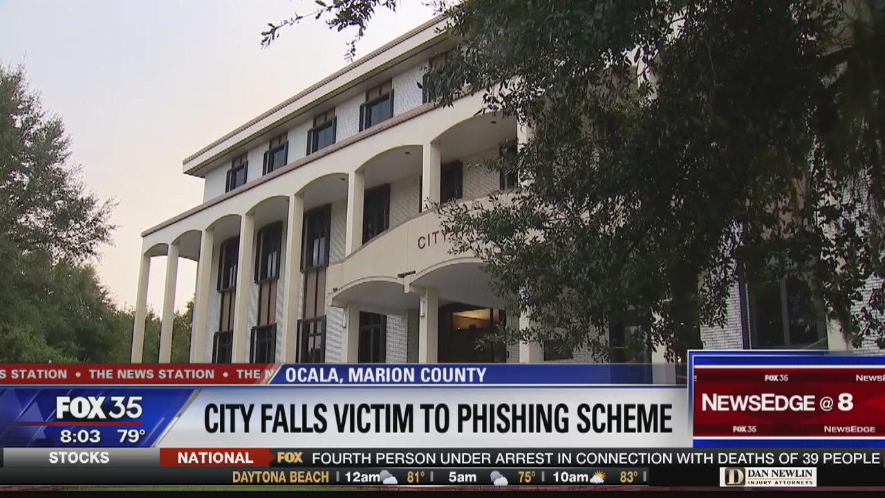 City of Ocala falls victim to phishing scheme
