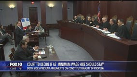 Arizona Supreme Court to decide on minimum wage lawsuit