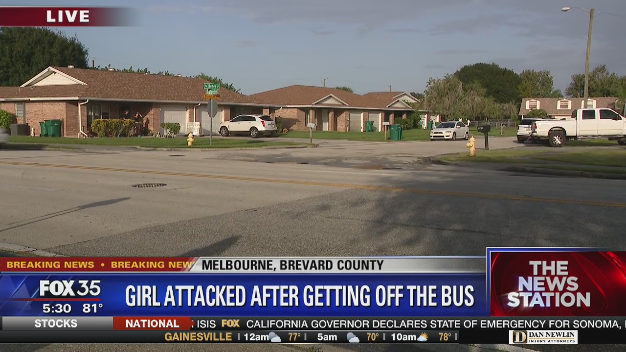 Girl attacked after getting off bus in Melbourne