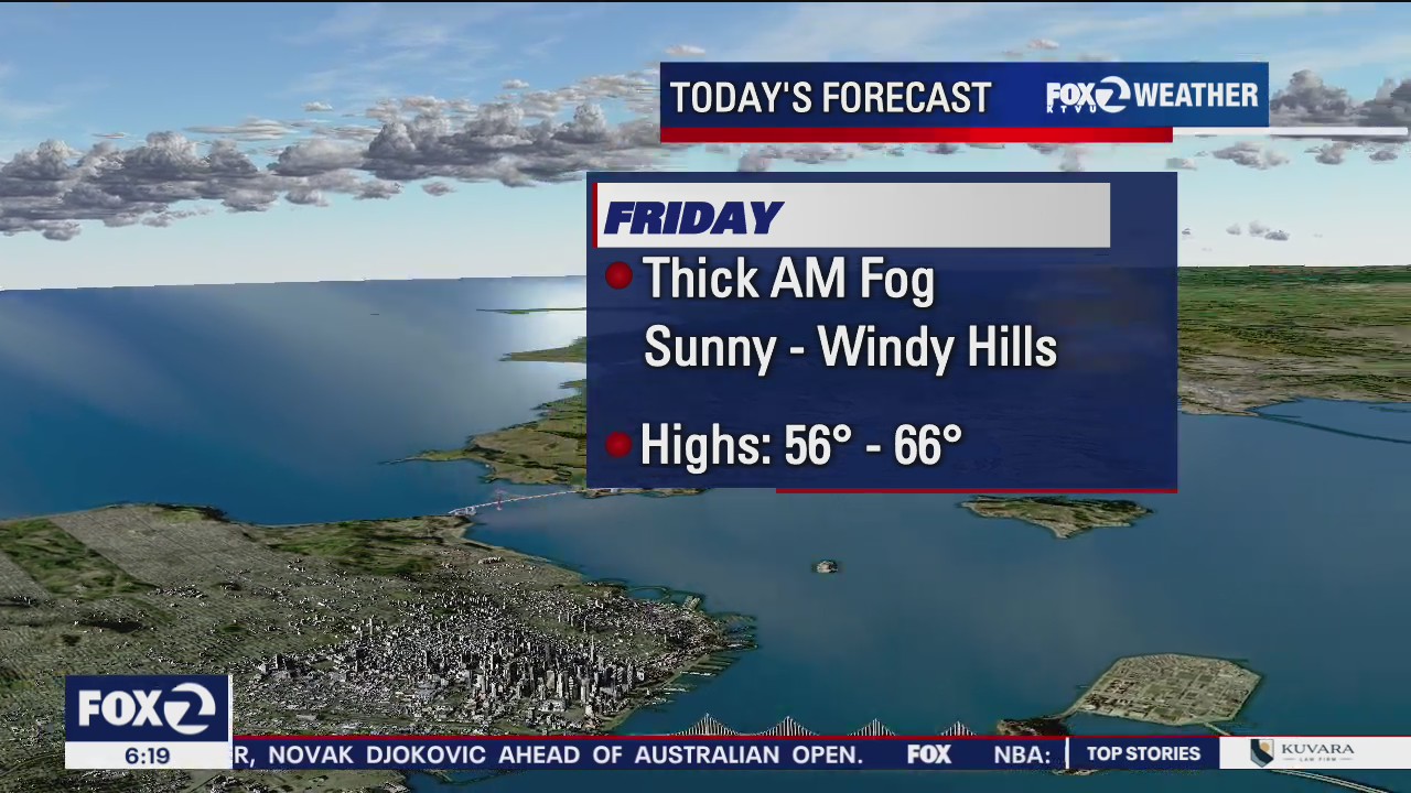 Heavy fog to give way for sunny afternoons