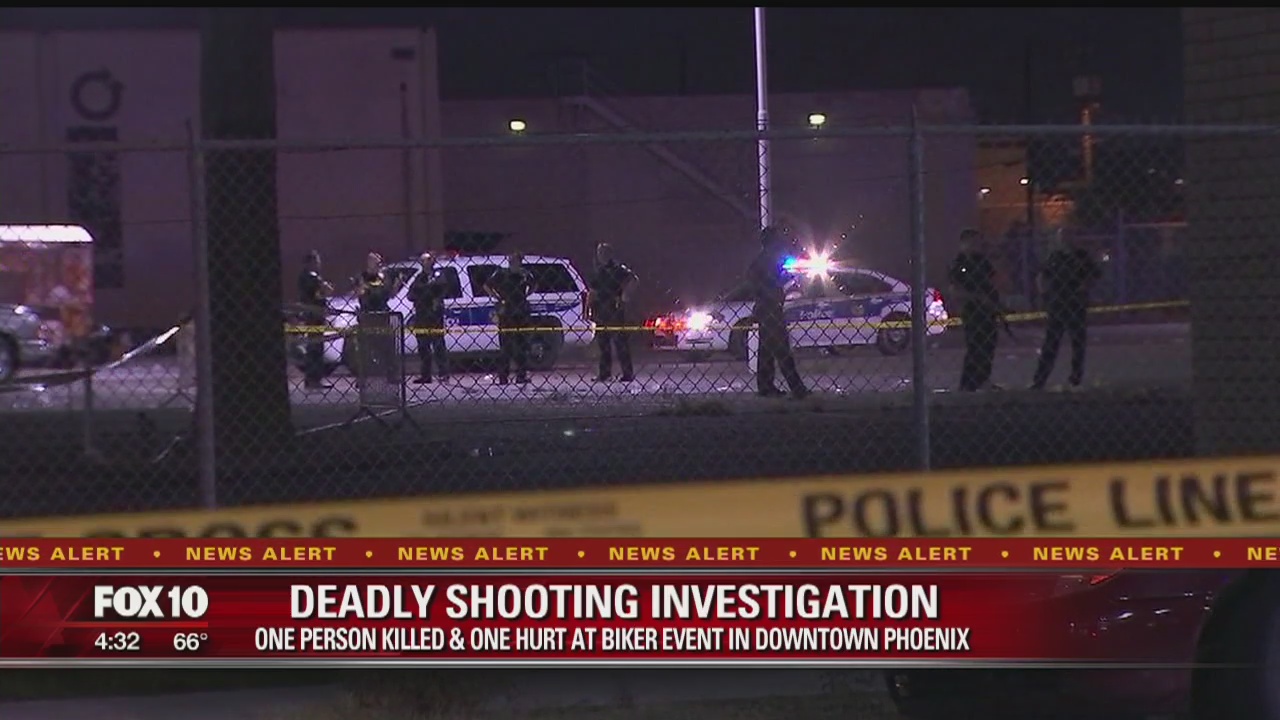 1 dead, 1 injured in shooting at downtown Phoenix biker event | FOX 10 ...