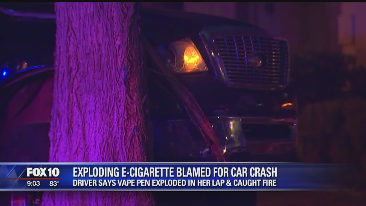 E-cigarette blamed for Tempe car crash