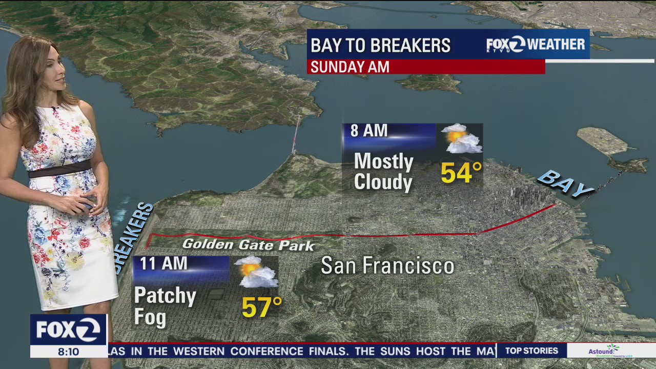 Cool down around the Bay Area