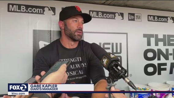 Giants manager Gabe Kapler won't take field during national anthem