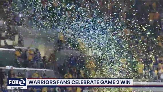 Warriors fans revel in Game 2 win