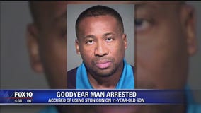 Goodyear father accused of using stun gun on his 11-year-old son