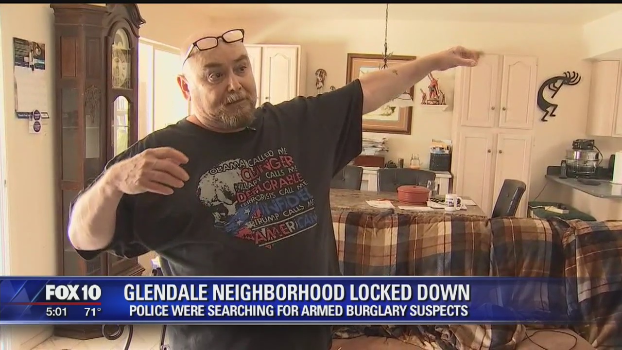 Victim fights off armed burglars, Glendale neighborhood shut down for hours