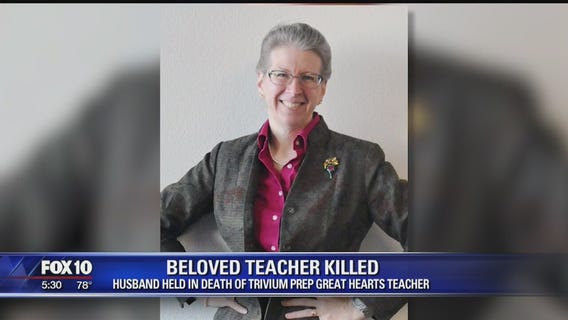 Beloved teacher killed, husband accused of murder