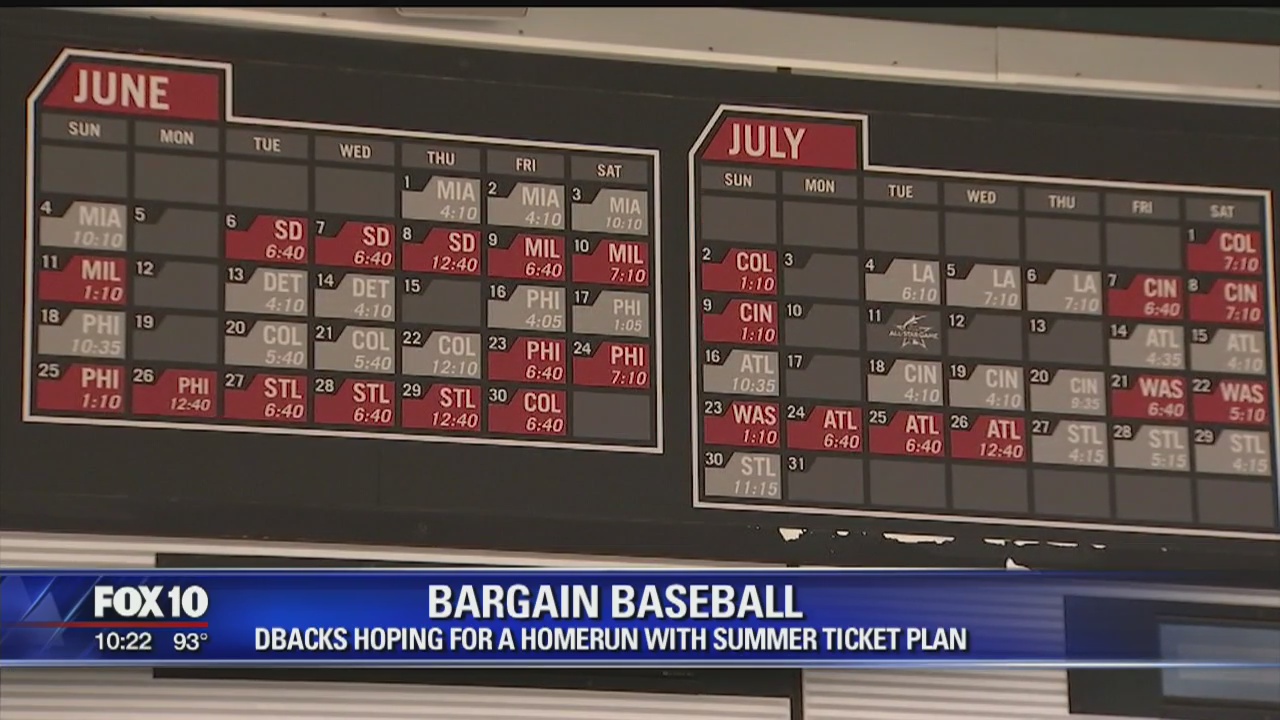 D-backs hope to fill the stands with new ticket deal