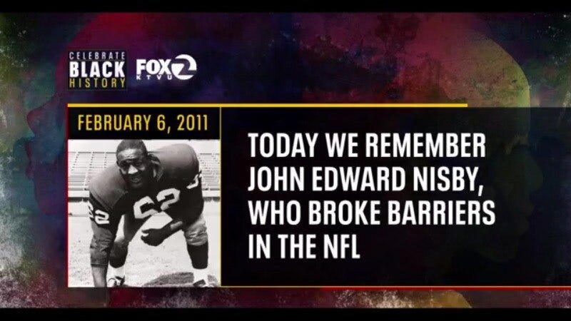 Feb. 6: Football pioneer dies