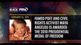 Feb. 15: Maya Angelou wins Medal of Freedom