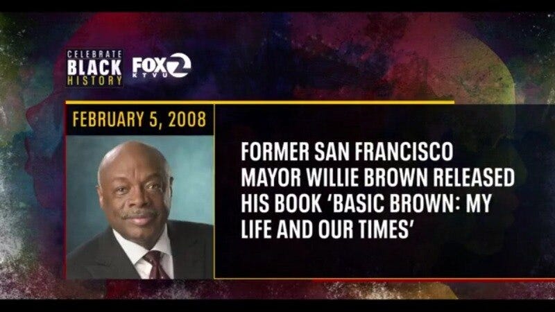 Feb. 5: Willie Brown's memoir