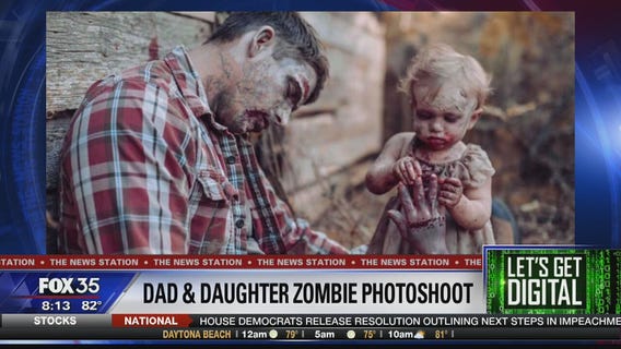 Let's Get Digital: Dog survives being hit by car, officers buy students Halloween costumes, and a spooky daddy-daughter photoshoot