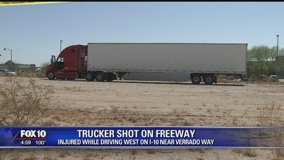 Truck driver reportedly shot in the leg in Buckeye