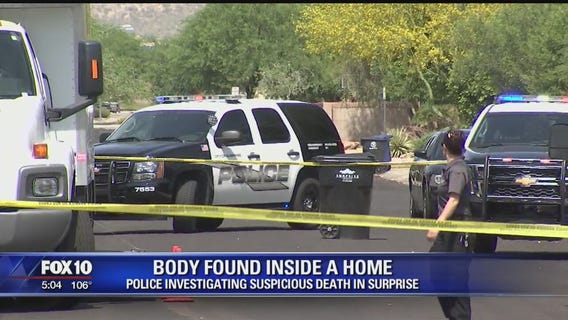 Police investigating suspicious death in Surprise