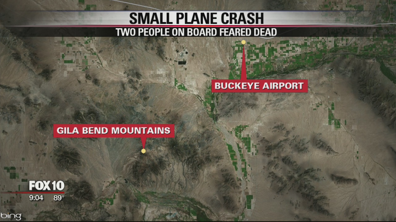 2 feared dead after small plane crashes in Buckeye