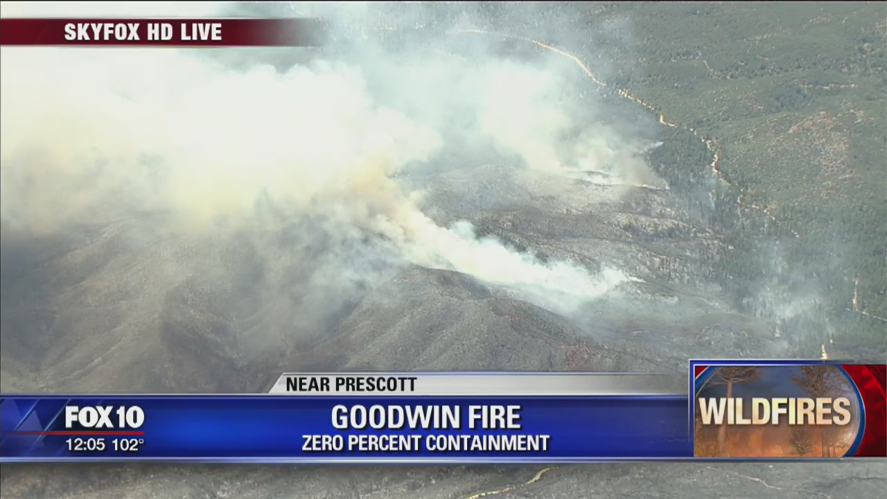 Goodwin Fire burns over 1,000 acres, forces residents to evacuate