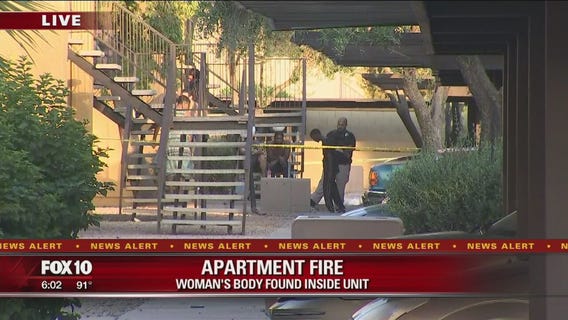 Woman's body found inside Glendale apartment after fire