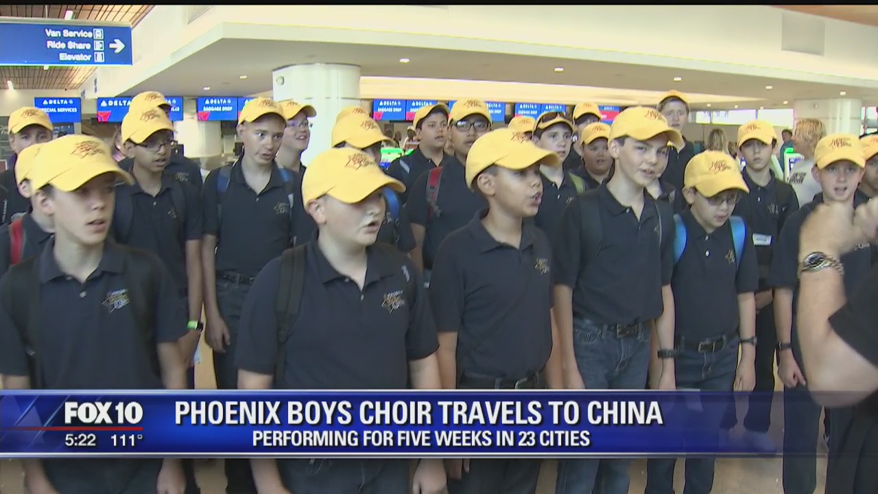 Phoenix Boys Choir heads to China for multiple city tour