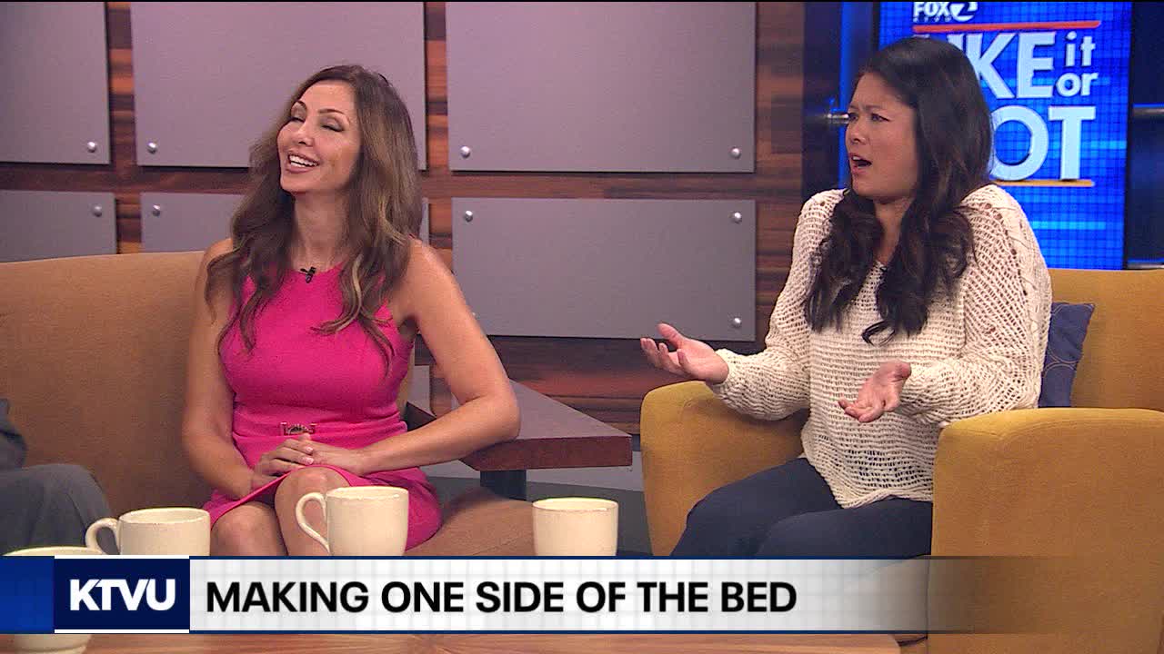 Making just one side of the bed?