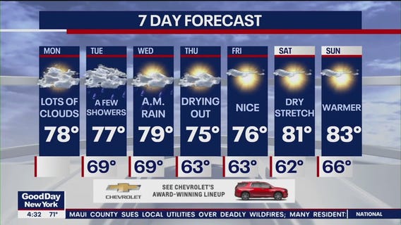 NYC weather forecast