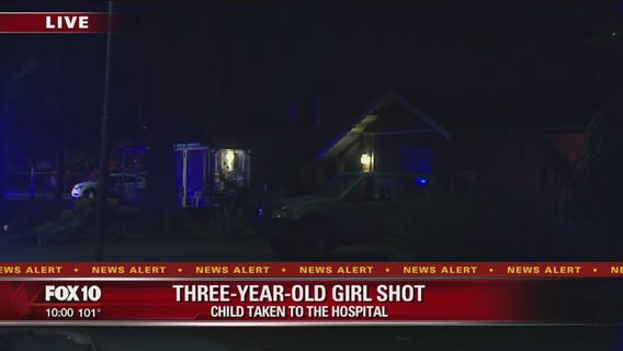 Chandler Police investigating shooting of a three-year-old girl