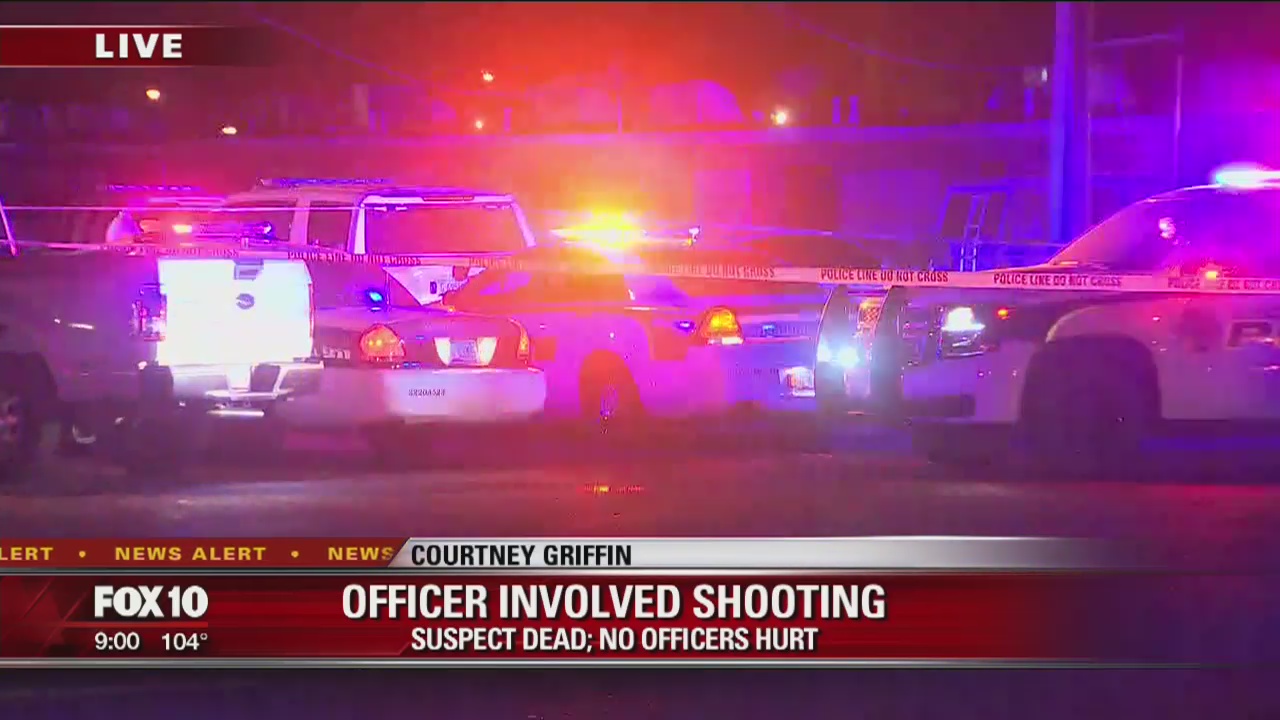 Suspect killed during officer-involved shooting in Glendale | FOX 10 ...