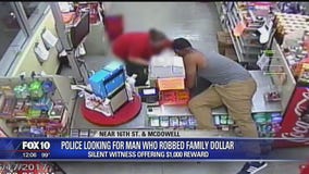 Phoenix Family Dollar store robbery suspect sought