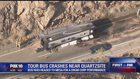 Bus driver killed in crash near Quartzsite
