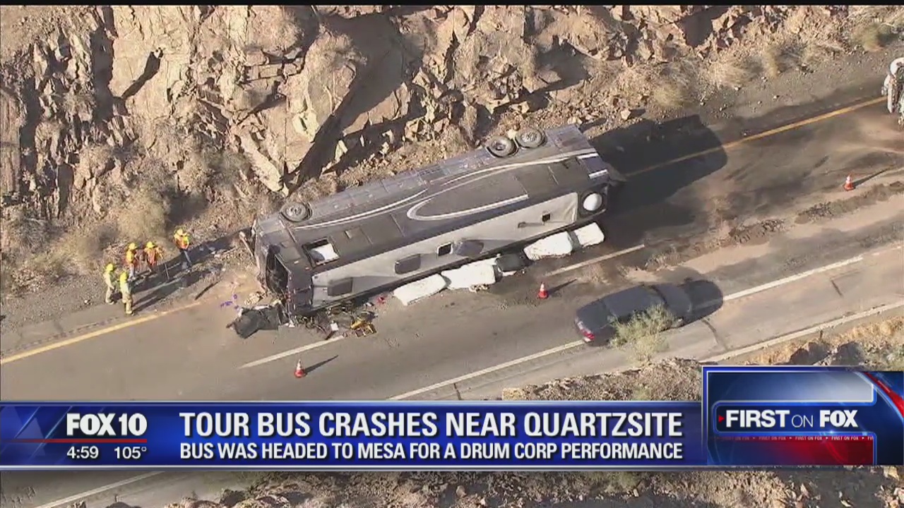 Bus driver killed in crash near Quartzsite