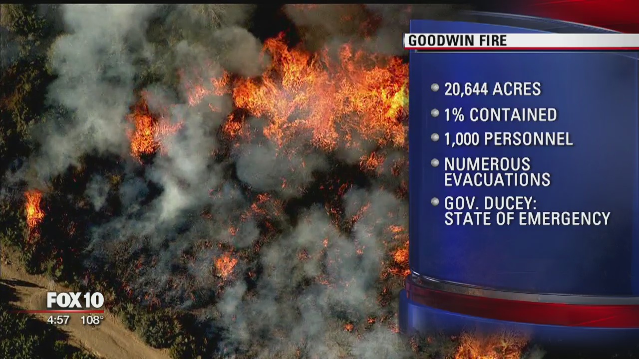 Arizona fire grows, more evacuations ordered