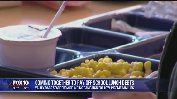 Two dads join forces to launch campaign to pay off school lunch debt