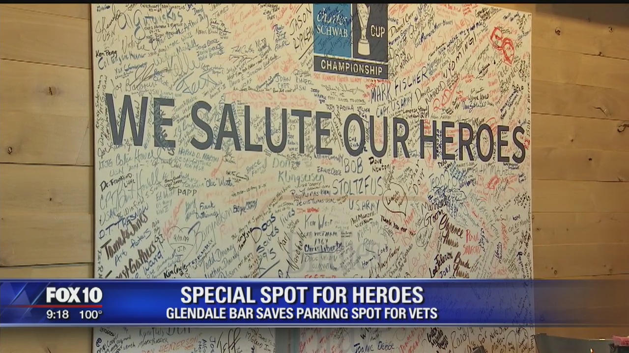 Glendale bar honors veterans, in more ways than one