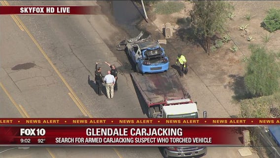 Glendale police seek armed carjacking suspect